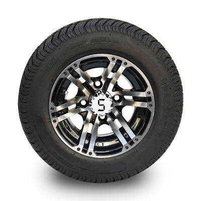 شراء 10 بوصة عجلة عربة الغولف و 205/50-10 دوت الشارع الإطارات كومبو -25 التراجع 4x4 محول (101.6mm) online manufacture