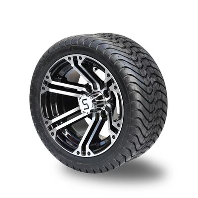 comprar Carro de golf de 12 pulgadas con ruedas negras en neumáticos de calle 215/35-12 online manufacture