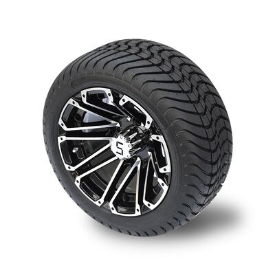 Beli Roda Golf Cart Machiend/Hitam 12 Inci Dan Combo Ban Jalan DOT 215/35-12 4 Lapis online manufacture