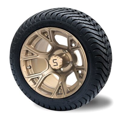 comprare Combo Ruote e Pneumatici per Golf Cart da 12 Pollici 215/35-12 4PR Omologazione DOT online manufacture