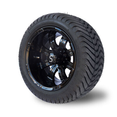 ซื้อ สีดํากระจ่าง 12 Tempest กอล์ฟรถเข็น 215/35-12 ถนนยาง Combo online manufacture