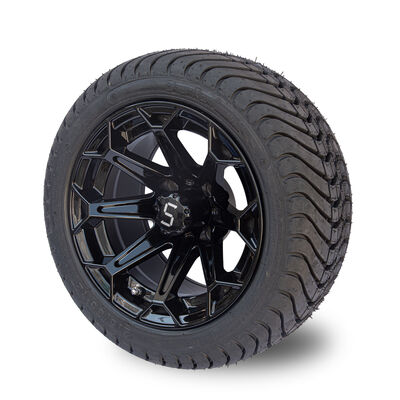 Beli ShuRan Gloss Hitam 12 Inch Golf Karet Roda Dan Ban 215/35-12 Ban DOT Disetujui online manufacture