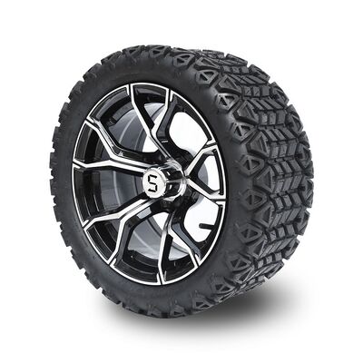 comprare Le ruote e i pneumatici dei carrelli da golf da 14 pollici sono di materiale di gomma 22x10 online manufacture
