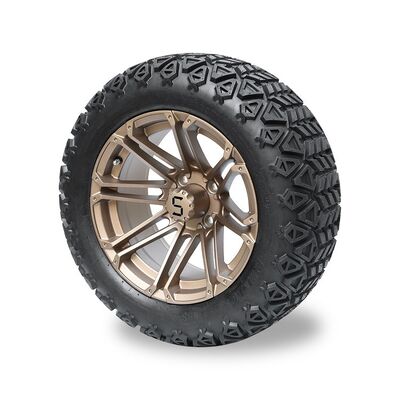 comprar 14' 'Rims de bronze e 22x10-14 pneus Combinado para carrinhos de golfe / ATV, 4 camadas Tubeless online manufacture