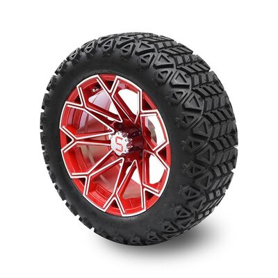 comprar Carrinho de golfe 14 polegadas máquinas / rodas vermelhas e 22 polegadas pneus DOT Combinado online manufacture