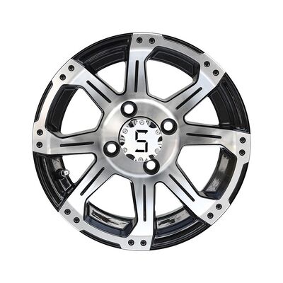 Buy Golf Cart 12 Inch 14 Inch Alloy Wheels Machined Glossy Black Matte Black online manufacture