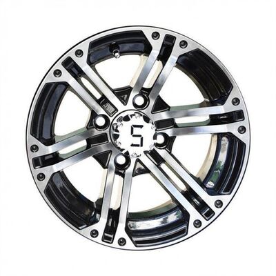 Beli 12 Inch 14 Inch Golf Karet Roda 4X4 Bolt Termasuk Center Caps ODM online manufacture