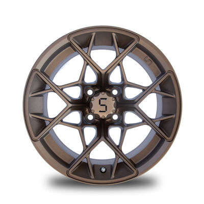 comprar O carrinho de golfe de bronze feito sob encomenda de 14 polegadas roda o parafuso 4/101.6 de alumínio online manufacture