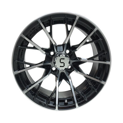 kaufen 14'' Neuer Stil Felgen Golfwagen Maschinengestaltet/glänzend Schwarze Räder 4x4 Bolt Muster online manufacture