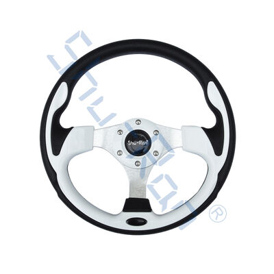 خرید فرمان سفید رالی GT گلف کارت با دسته PU برای Club Car، EZGO و Yamaha online manufacture