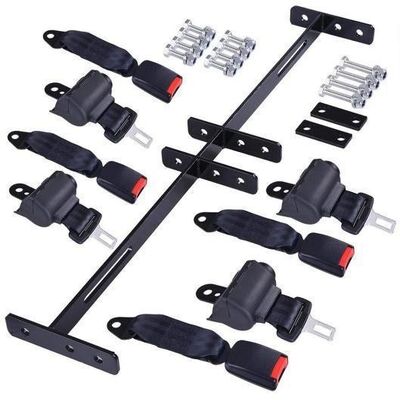 comprar Cinturón de seguridad universal retráctil para carros de golf y kit de soporte para 4 pasajeros online manufacture